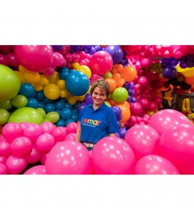 Balony Gemar 26 cm - 10" - pastelowe pomarańczowe Orange G90/004 - 100 sztuk