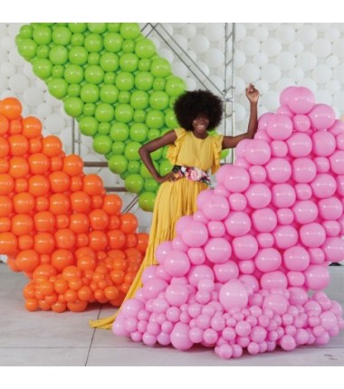 Balony Gemar 26 cm - 10" - pastelowe pomarańczowe Orange G90/004 - 100 sztuk