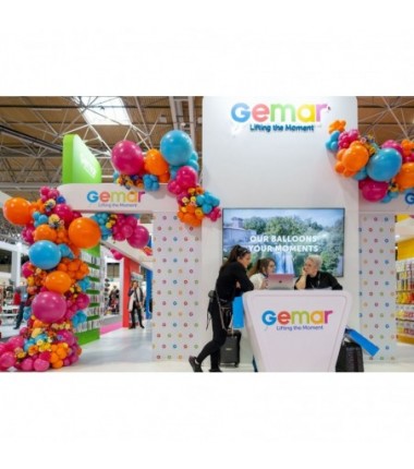 Balony Gemar 26 cm - 10" - pastelowe pomarańczowe Orange G90/004 - 100 sztuk