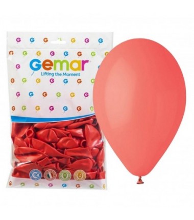 Balony Gemar 26 cm - 10" - pastelowe koralowe Corallo G90/078 - 100 sztuk
