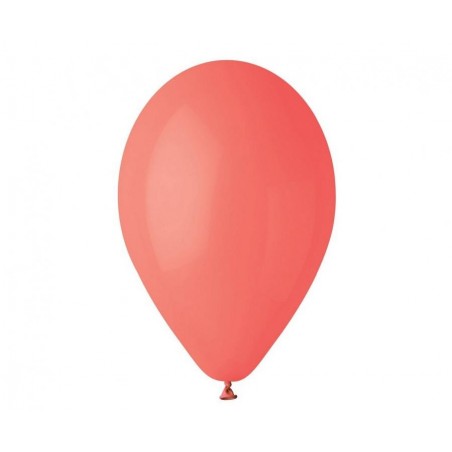 Balony Gemar 26 cm - 10" - pastelowe koralowe Corallo G90/078 - 100 sztuk