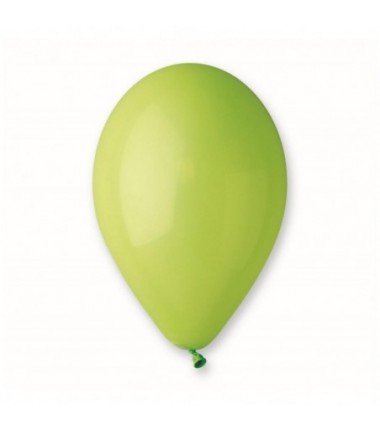 Balony Gemar 26 cm - 10" - pastelowe pistacjowe Light Green G90/011 - 100 sztuk