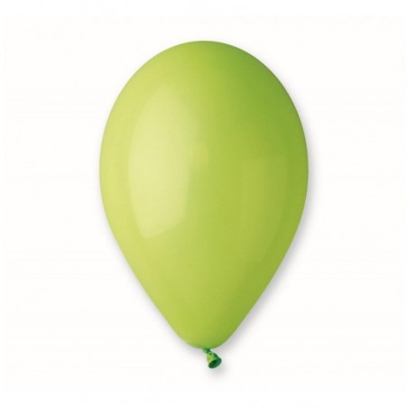 Balony Gemar 26 cm - 10" - pastelowe pistacjowe Light Green G90/011 - 100 sztuk