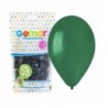 Balony Gemar 26 cm - 10" pastelowe butelkowa zieleń Emerald Green G90/104 - 100 sztuk