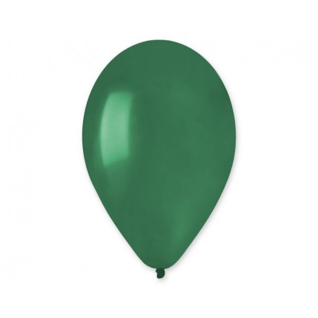 Balony Gemar 26 cm - 10" pastelowe butelkowa zieleń Emerald Green G90/104 - 100 sztuk