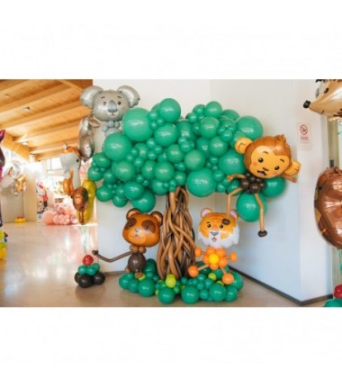 Balony Gemar 13 cm - 5" - pastelowe brązowe Brown A50/048 - 100 sztuk