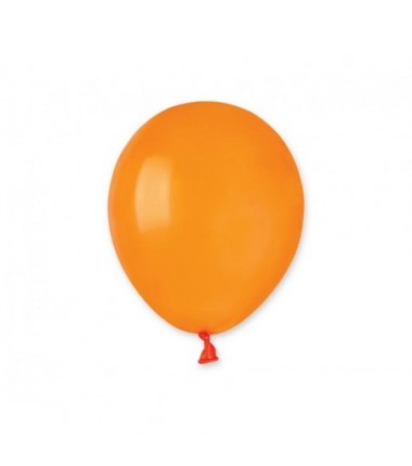 Balony Gemar 13 cm - 5" - pastelowe pomarańczowe Orange A50/004 - 100 sztuk