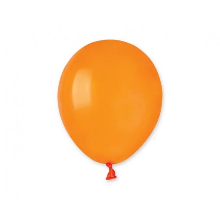 Balony Gemar 13 cm - 5" - pastelowe pomarańczowe Orange A50/004 - 100 sztuk