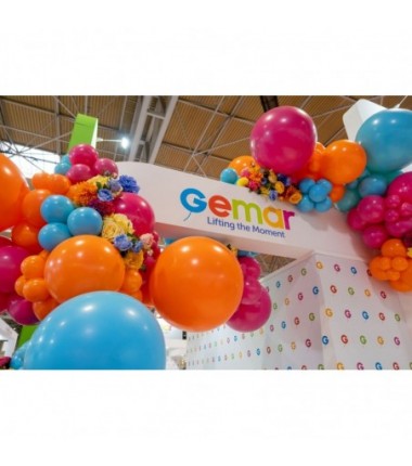 Balony Gemar 13 cm - 5" - pastelowe pomarańczowe Orange A50/004 - 100 sztuk