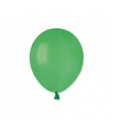 Balony Gemar 13 cm - 5" - pastelowe zielone Green A50/012 - 100 sztuk