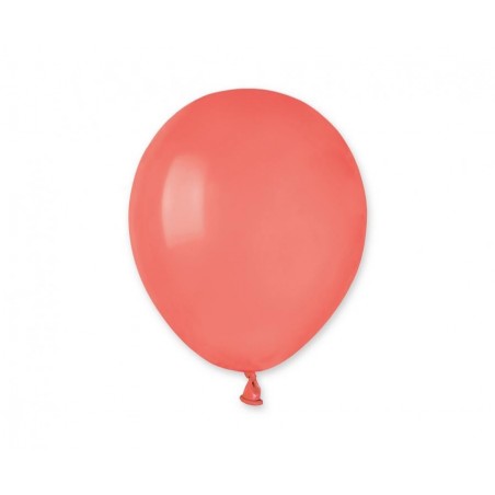 Balony Gemar 13 cm - 5" - pastelowe koralowe Corallo A50/078 - 100 sztuk