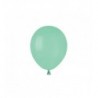 Balony Gemar 13 cm - 5" - pastelowe zielone miętowe (macaron) Mint Green A50/077 - 100 sztuk