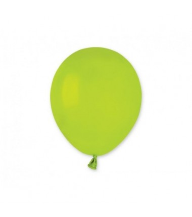 Balony Gemar 13 cm - 5" - pastelowe pistacjowe Light Green A50/011 - 100 sztuk