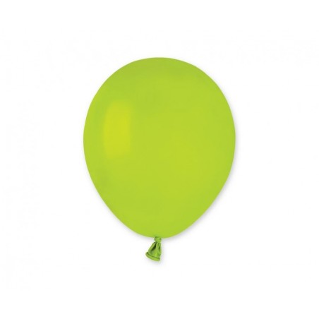 Balony Gemar 13 cm - 5" - pastelowe pistacjowe Light Green A50/011 - 100 sztuk