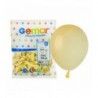 Balony Gemar 13 cm - 5" - musztardowe Mustard (macaron) Baby Yellow A50/043 - 100 sztuk