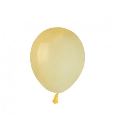 Balony Gemar 13 cm - 5" - musztardowe Mustard (macaron) Baby Yellow A50/043 - 100 sztuk