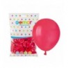 Balony Gemar 13 cm - 5" - pastelowe czerwone Red A50/005 - 100 sztuk