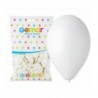 Balony Gemar 26 cm - 10" -  pastelowe białe White G90/001 - 50 sztuk