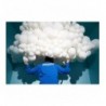 Balony Gemar 26 cm - 10" -  pastelowe białe White G90/001 - 50 sztuk