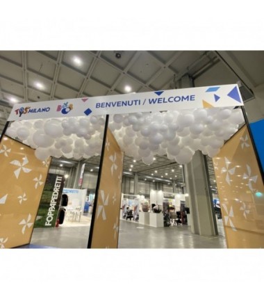 Balony Gemar 26 cm - 10" -  pastelowe białe White G90/001 - 50 sztuk
