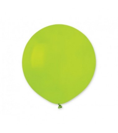 Balony Gemar 48 cm - 19" - pastelowy pistacjowy Light Green G19/011 - 25 sztuk