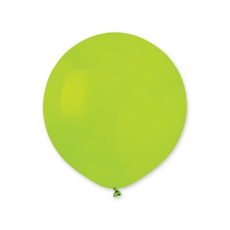 Balony Gemar 48 cm - 19" - pastelowy pistacjowy Light Green G19/011 - 25 sztuk