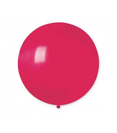 Balony Gemar 48 cm - 19" - pastelowy czerwony Red G19/005 - 25 sztuk