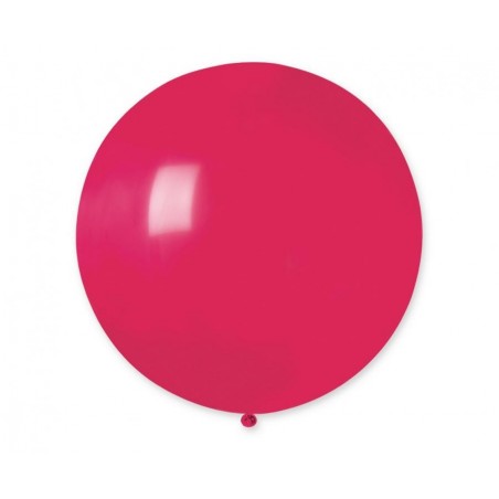 Balony Gemar 48 cm - 19" - pastelowy czerwony Red G19/005 - 25 sztuk