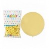 Balony Gemar 48 cm - 19" - musztardowy Mustard (macaron) Baby Yellow G19/043 - 25 sztuk