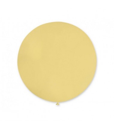 Balony Gemar 48 cm - 19" - musztardowy Mustard (macaron) Baby Yellow G19/043 - 25 sztuk