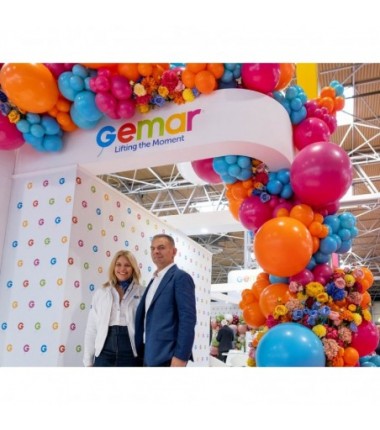 Balony Gemar 48 cm - 19" - pastelowy pomarańczowy Orange G19/004 - 25 sztuk