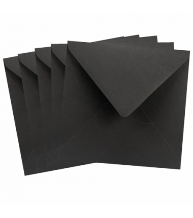 Koperty Kwadratowe Czarne - 5 sztuk