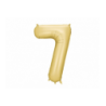 Balony foliowe Cyfra 75 - 86 cm - Złote satynowe