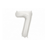Balony foliowe Cyfra 75 - 86 cm - Srebrne satynowe