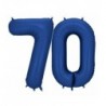 Balony foliowe Cyfra 70 - 86 cm - Granatowe satynowe