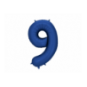 Balony foliowe Cyfra 95 - 86 cm - Granatowe satynowe