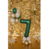 Balony foliowe Cyfra 70 - 86 cm - Butelkowa zieleń