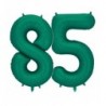 Balony foliowe Cyfra 85 - 86 cm - Butelkowa zieleń