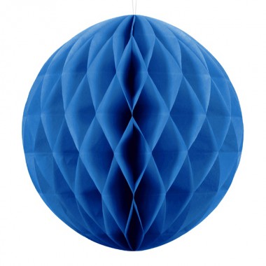 Kula Honeycomb niebieska 20 cm - 1 sztuka