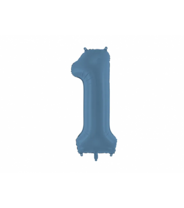 Balony foliowe Cyfra 10 - 86 cm - Granatowy matowy