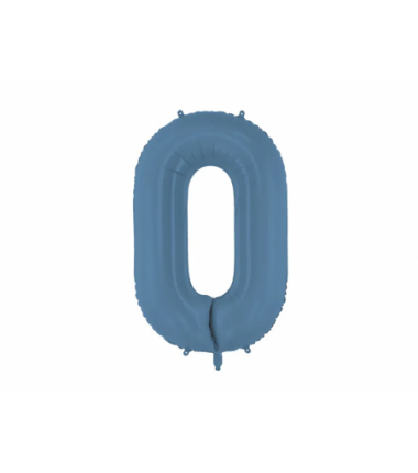 Balony foliowe Cyfra 10 - 86 cm - Granatowy matowy