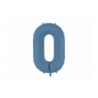 Balony foliowe Cyfra 20 - 86 cm - Granatowy matowy