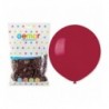 Balony Gemar 48 cm -19" - bordowe Burgundy G19/047 - 25 sztuk