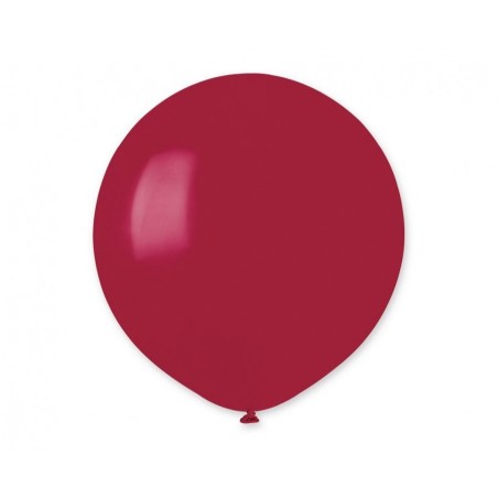 Balony Gemar 48 cm -19" - bordowe Burgundy G19/047 - 25 sztuk