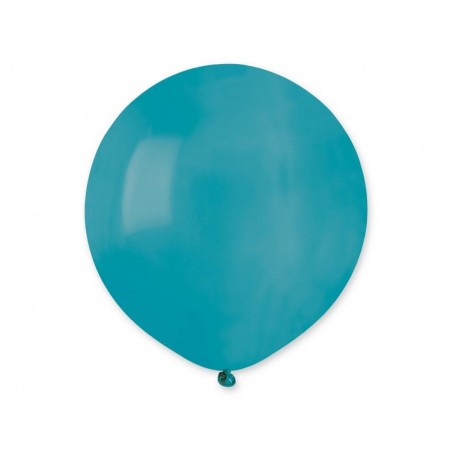 Balony Gemar 48 cm -19" - turkusowo-niebieskie Turquoise G19/068 - 25 sztuk