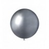 Balony GEMAR 48 cm - 19" srebrne SHINY SILVER GB150/089 - 25 sztuk