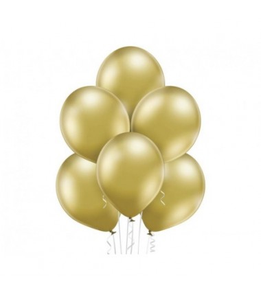 Balony BELBAL 30 cm Błyszczące złote Glossy Gold B105/GG04-600 - 100 sztuk
