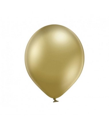 Balony BELBAL 30 cm Błyszczące złote  Glossy Gold B105/GG04-600 - 10 sztuk