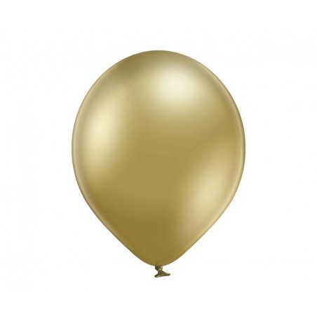 Balony BELBAL 12 cm - 5" Błyszczące złote Glossy Gold D5/GG01-600/03 - 100 sztuk