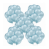 Balony BELBAL 30 cm - 12" Chromowane niebieskie Glossy Light Blue B105/GG04-615-100 - 50 sztuk
